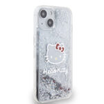 Калъф от Hello Kitty Liquid Glitter Electroplating Head Logo Case за iPhone 13 Transparent - Image 4