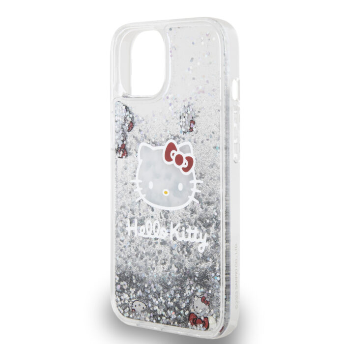 hello-kitty-liquid-glitter-electroplating-head-logo-zadni-kryt-pro-iphone-13-transparent-1-big_ies12176664.jpg Калъф от Hello Kitty Liquid Glitter Electroplating Head Logo Case за iPhone 13 Transparent - Image 5