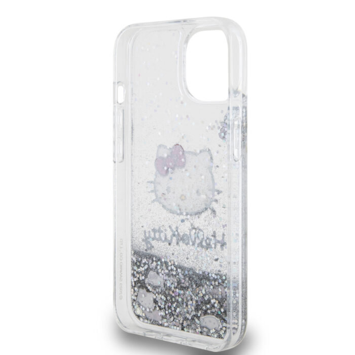 hello-kitty-liquid-glitter-electroplating-head-logo-zadni-kryt-pro-iphone-13-transparent-1-big_ies12176665.jpg Калъф от Hello Kitty Liquid Glitter Electroplating Head Logo Case за iPhone 13 Transparent - Image 6