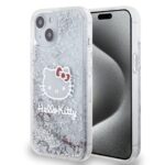 Калъф от Hello Kitty Liquid Glitter Electroplating Head Logo Case за iPhone 13 Transparent