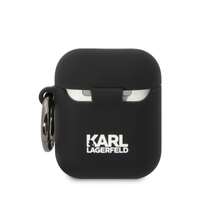Karl Lagerfeld case for Airpods 1  2 black 3D Silicone NFT Karl - Image 2
