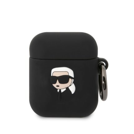 Karl Lagerfeld case for Airpods 2 black 3D Silicone NFT Karl