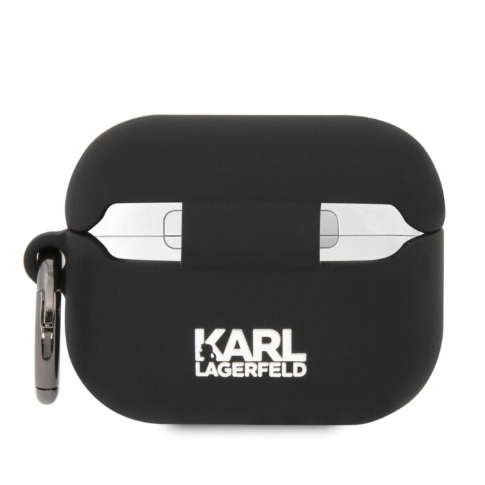 karl-lagerfeld-3d-logo-nft-karl-head-silikonove-pouzdro-pro-airpods-pro-black-1-big_ies10788990.jpg Калъфче за AirPods Pro 2 - черен Karl Lagerfeld - Image 2