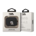 Калъфче за AirPods Pro 2 - черен Karl Lagerfeld - Image 3