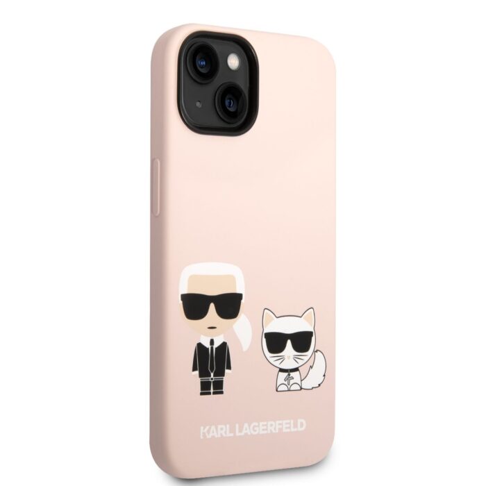 karl-lagerfeld-and-choupette-liquid-silicone-zadni-kryt-pro-iphone-14-plus-pink-2-big_ies10664167.jpg Калъф от  Karl Lagerfeld за Apple iPhone 14 Plus Liquid Silicone - Image 3