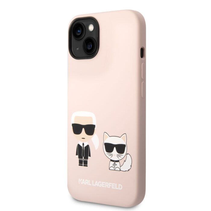 karl-lagerfeld-and-choupette-liquid-silicone-zadni-kryt-pro-iphone-14-plus-pink_ie10667969.jpg Калъф от  Karl Lagerfeld за Apple iPhone 14 Plus Liquid Silicone - Image 1