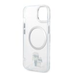 Калъф от Karl Lagerfeld IML Karl and Choupette MagSafe Case за iPhone 14 Transparent - Image 5