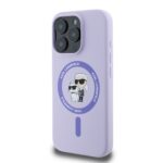 Калъф от
Karl Lagerfeld Liquid Silicone Karl and Choupette MagSafe за iPhone 16 Pro Purple - Image 3