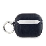 Калъф от Karl Lagerfeld PU Embossed Karl and Choupette Heads Case for AirPods 3 Black - Image 2