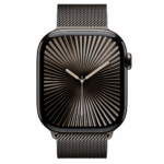Apple Watch S10 Cellular 46mm Slate Titanium Case with Slate Milanese Loop - S/M - Image 2