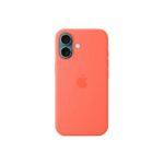 Калъф от Apple за iPhone 16 Silicone Case with MagSafe - Tangerine (SEASONAL) - Image 3