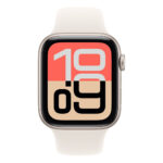 Apple Watch SE 3 GPS 44mm Starlight Aluminium Case with Starlight Sport Band - M/L - Image 2