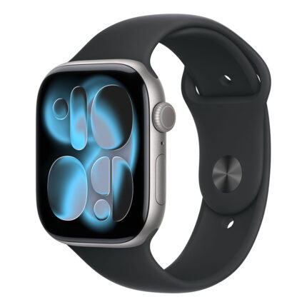 Apple Watch Series 11 GPS 46mm Space Grey Aluminium Case with Black Sport Band - S/M