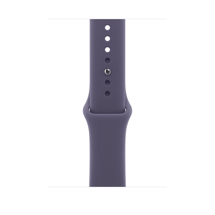 Apple Watch Series 11 GPS 46mm Silver Aluminium Case with Purple Fog Sport Band - M/L - Image 3