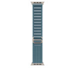 Apple Watch Ultra 3 GPS + Cellular 49mm Natural Titanium Case with Light Blue Alpine Loop - Medium - Image 3