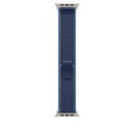 Apple Watch Ultra 3 GPS + Cellular 49mm Natural Titanium Case with Blue/Bright Blue Trail Loop - S/M - Image 3