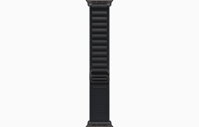 Apple Watch Ultra 3 GPS + Cellular 49mm Black Titanium Case with Black Alpine Loop - Small - Image 3