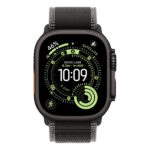 Apple Watch Ultra 3 GPS + Cellular 49mm Black Titanium Case with Black/Charcoal Trail Loop - S/M - Image 2