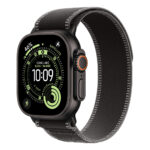 Apple Watch Ultra 3 GPS + Cellular 49mm Black Titanium Case with Black/Charcoal Trail Loop - M/L