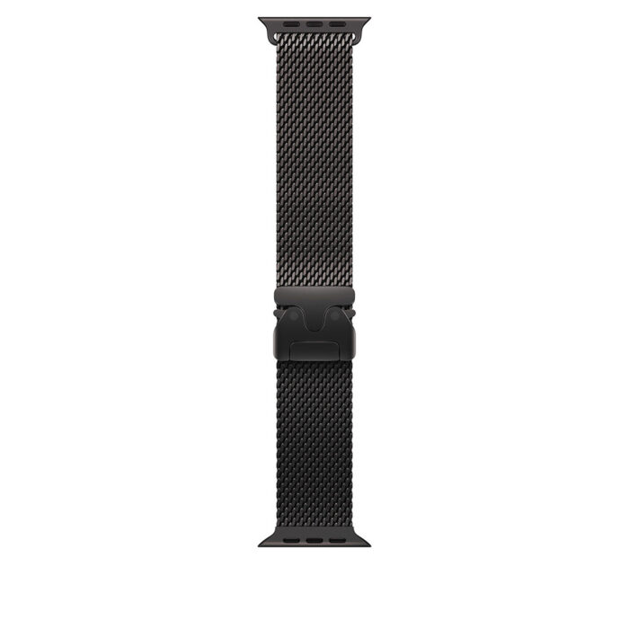 Apple Watch Ultra 3 GPS + Cellular 49mm Black Titanium Case with Black Titanium Milanese Loop - Large - Image 3