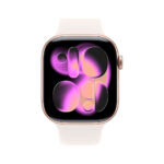Apple Watch Series 11 GPS + Cellular 42mm Rose Gold Aluminium Case with Light Blush Sport Band - M/L - Image 3