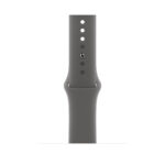 Apple Watch Series 11 GPS + Cellular 42mm Natural Titanium Case with Stone Grey Sport Band - S/M - Image 2