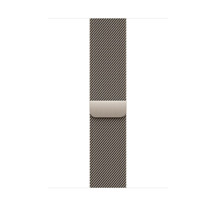 Apple Watch Series 11 GPS + Cellular 42mm Natural Titanium Case with Natural Milanese Loop - Image 2