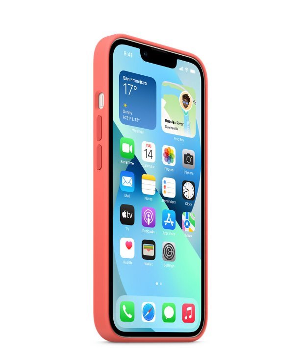 mm253fe-a-apple-silikonovy-kryt-vc-magsafe-pro-iphone-13-pink-pomelo-1-big_ies12431889.jpg Калъф от Apple Silicone Magsafe Cover за iPhone 13 Pink Pomelo - Image 2