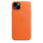 Калъф от Apple за iPhone 14 Plus Leather Case with MagSafe - Orange - Image 4