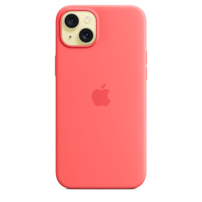 Калъф от Apple за  iPhone 15 Plus Silicone Case с MagSafe - Guava - Image 5