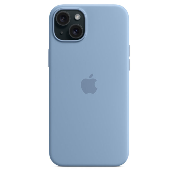 Калъф от Apple за iPhone 15 Plus Silicone Case с MagSafe - Winter Blue - Image 5