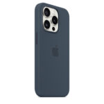 Калъф от Apple за iPhone 15 Pro Silicone Case с MagSafe - Storm Blue - Image 5
