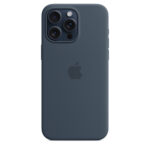 Калъф от Apple за iPhone 15 Pro Max Silicone Case с MagSafe - Storm Blue - Image 3