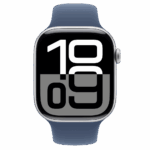 Apple Watch S10 GPS 46mm Silver Alu Case with Denim Sport Band - M/L - Image 2