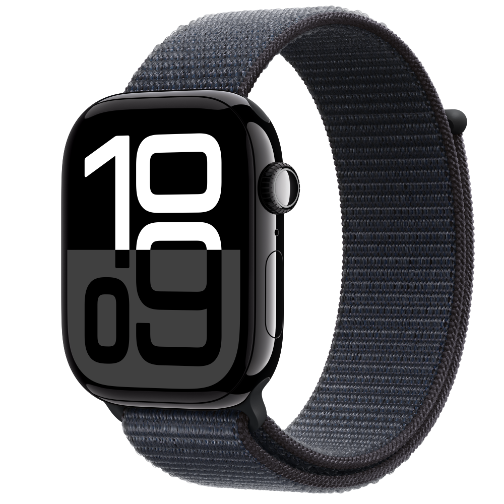 mwwr3qc_a_01.png Apple Watch S10 GPS 46mm Jet Black Alu Case with Ink Sport Loop - Image 1