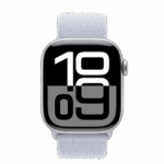 Apple Watch S10 Cellular 42mm Silver Alu Case with Blue Cloud Sport Loop - Image 2