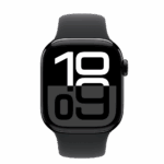 Apple Watch S10 Cellular 42mm Jet Black Alu Case with Black Sport Band - M/L - Image 3