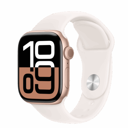 Apple Watch S10 Cellular 42mm Rose Gold Alu Case with Light Blush Sport Band - M/L