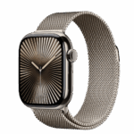 Apple Watch S10 Cellular 42mm Natural Titanium Case with Natural Milanese Loop