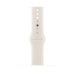 Apple Watch S10 Cellular 46mm Gold Titanium Case with Starlight Sport Band - M/L - Image 3