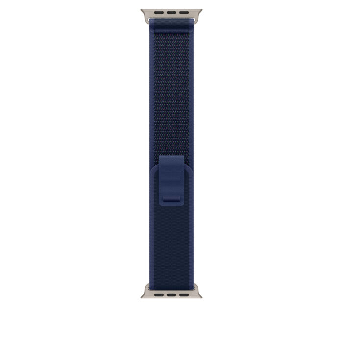 Apple Watch Ultra2 v2 Cellular 49mm Natural Titanium Case with Blue Trail Loop - M/L - Image 3