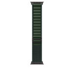 Apple Watch Ultra2 v2 Cellular 49mm Black Titanium Case with Dark Green Alpine Loop - Small - Image 3