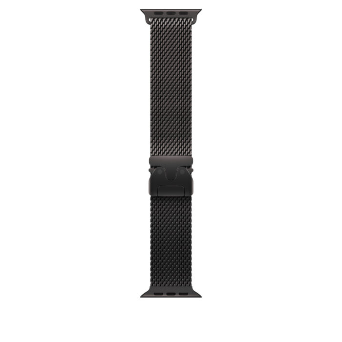Apple Watch Ultra2 v2 Cellular 49mm Black Titanium Case with Black Titanium Milanese Loop - L - Image 2