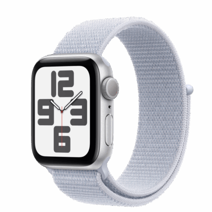 Apple Watch SE2 v3 GPS 40mm Silver Alu Case with Blue Cloud Sport Loop