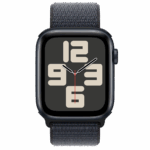 Apple Watch SE2 v3 GPS 44mm Midnight Alu Case with Ink Sport Loop - Image 3