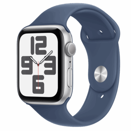 Apple Watch SE2 v3 GPS 44mm Silver Alu Case with Denim Sport Band - S/M