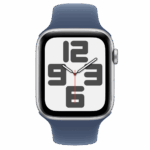 Apple Watch SE2 v3 GPS 44mm Silver Alu Case with Denim Sport Band - M/L - Image 3