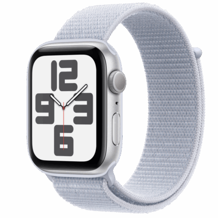 Apple Watch SE2 v3 GPS 44mm Silver Alu Case with Blue Cloud Sport Loop