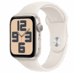 Apple Watch SE2 v3 GPS 44mm Starlight Alu Case with Starlight Sport Band - M/L