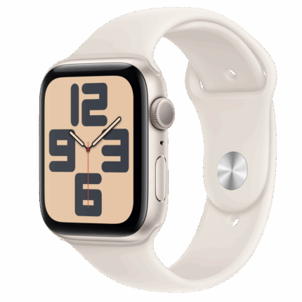 Apple Watch SE2 v3 GPS 44mm Starlight Alu Case with Starlight Sport Band - M/L